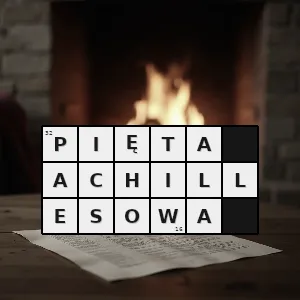 Hasło krzyżówkowe słaby punkt kogoś lub czegoś - pięta achillesowa – rozwiązanie, synonimy, podpowiedzi i definicje krzyżówkowe